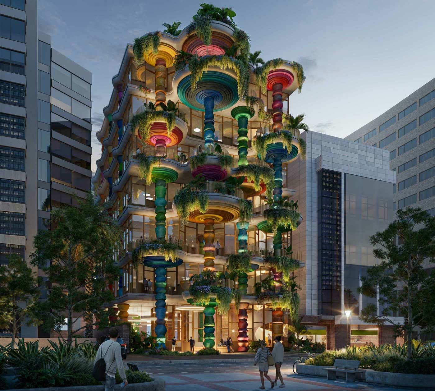 Heatherwick Studio Unveils Bright, Vibrant Building in Bogotá